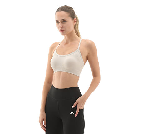 JX3897-K adidas We Knıt Ls Bra Kadın B&amp;uuml;stiyer S&amp;uuml;tl&amp;uuml; Kahve