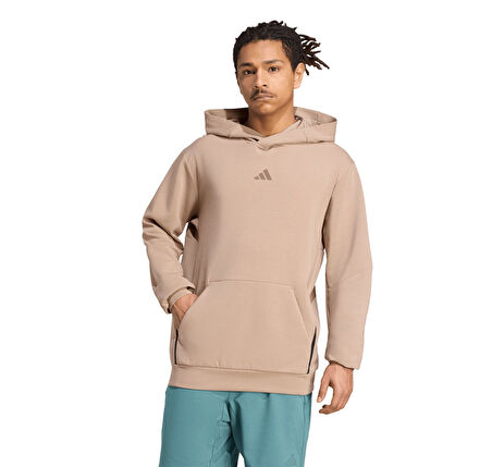 JX0675-E adidas D4T Hoodıe Erkek Sweatshirt Krem