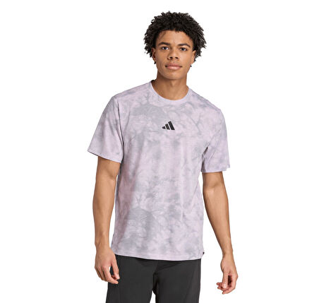 JX6287-E adidas Power Aop Tee Erkek T-Shirt Mor