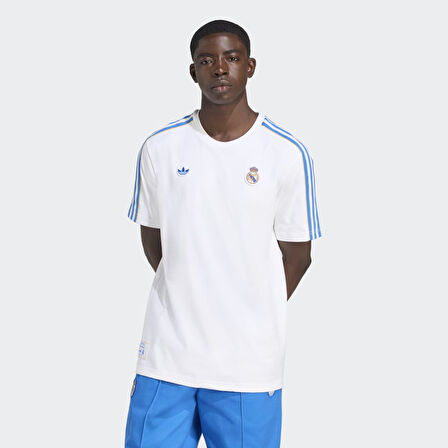 adidas JN3064 REAL ICON TEE Erkek Real Madrid Terrace Icons Tişört