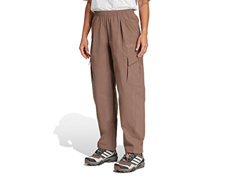 adidas W Cargo Pants Kadın Outdoor Eşofman Altı JM9857 Kahverengi