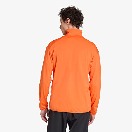adidas Terrex Multi Climawarm Half Zip Tech Üst Erkek Turuncu Yürüyüş Polar