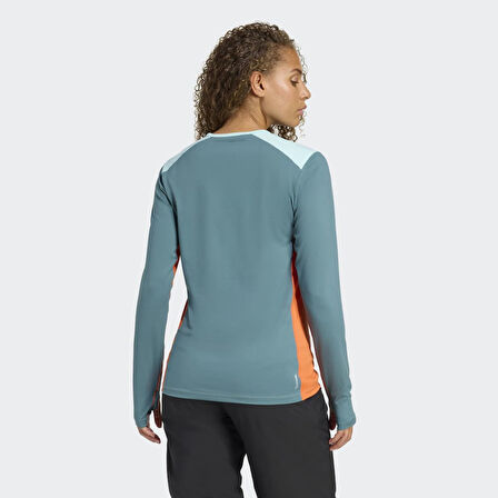 adidas JC8199 MULTI SYNT LS W Kadın Tişört