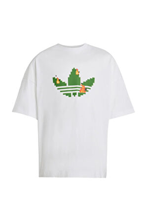 adidas Çocuk  Beyaz  T-shirt TEE JW5326