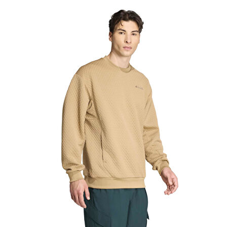 Adidas Erkek Günlük Kapşonlu Eşofman Üstü Terrex Xploric Crewneck Sweater Jm0124