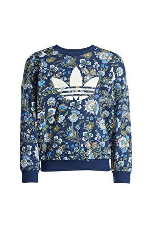 adidas Çocuk  Mavi  Eşofman CREW LEG SET JV7804
