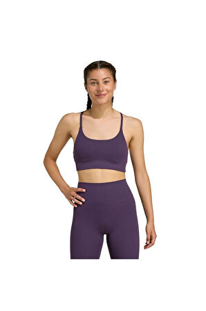 adidas Kadın  Mor  Sporcu Sütyeni ALL ME RIB LS JL5544