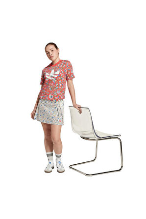 adidas Çocuk  Kırmızı  T-shirt TEE JV7817