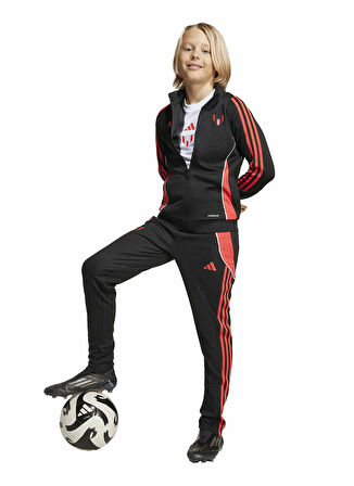 adidas Düz Erkek Çocuk Siyah Sweatshırt JY9525 MESSI JKT Y