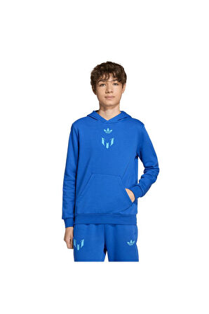 adidas Çocuk  Mavi  Sweatshirt MESSI HOODIE Y JY9542