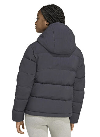 adidas JN2086 W HELIONIC HD J Siyah Düz Kadın Mont