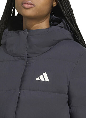 adidas JN2086 W HELIONIC HD J Siyah Düz Kadın Mont