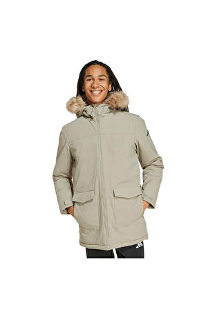 adidas Erkek  Yeşil  Mont PAVERIC FUR PAR JX7747