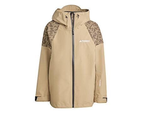 adidas Terrex Xpr Hyb Pk Jkt Erkek Outdoor Mont JN3090 Kahverengi