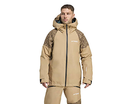 adidas Terrex Xpr Hyb Pk Jkt Erkek Outdoor Mont JN3090 Kahverengi