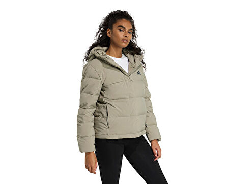 adidas W Helionic Hd J Kadın Outdoor Ceket JX3027 Gri
