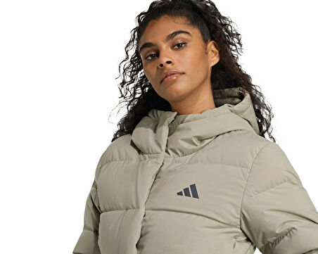 adidas W Helionic Hd J Kadın Outdoor Ceket JX3027 Gri