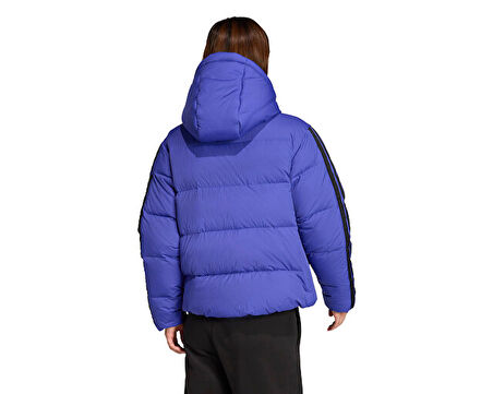 adidas W Ess 3S P D Ho Kadın Outdoor Mont JW9109 Mavi