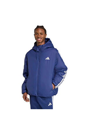 Essentials CLIMAWARM 3-Stripes Yalıtımlı Kapüşonlu Mont