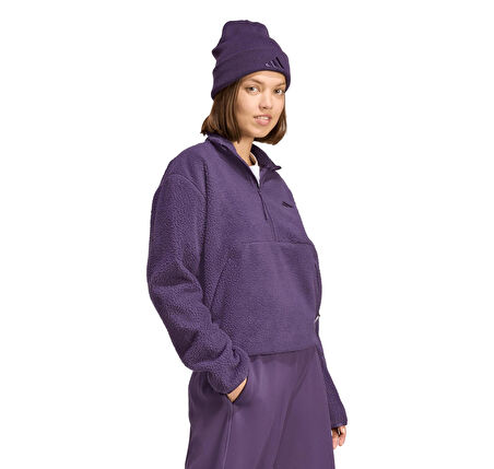 JV7137-K adidas W Ct Fleece Hz Kadın Sweatshirt Mor