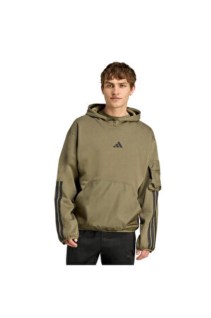 adidas  Erkek Yeşil  Sweatshirt M CT UTILITY HD JM1485