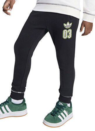 adidas Düz Beyaz - Siyah Erkek Çocuk Eşofman Takımı JX5261 CREW SET