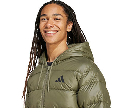 adidas Ess Sd Puf Hd J Erkek Outdoor Mont JW2979 Haki