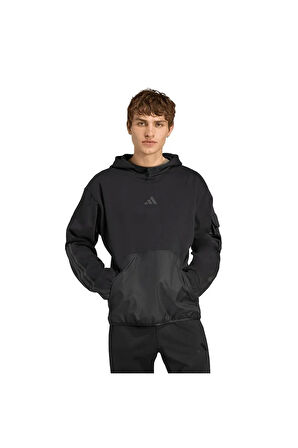 adidas Erkek  Siyah  Sweatshirt M CT UTILITY HD JM1484