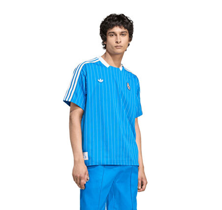 JN3060-E adidas Real Madrid Terrace Icons Erkek Forma Mavi