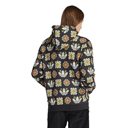 JW1085-E adidas Graphıc Lo Hd Erkek Sweatshirt Siyah