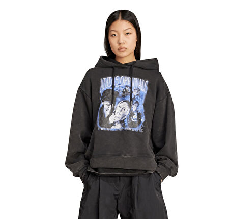 JW0155-K adidas Buffy Hoodıe Kadın Sweatshirt Siyah