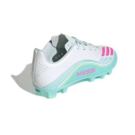 F50 Messi Club Fg/Mg J Çocuk Beyaz Futbol Krampon JQ0950