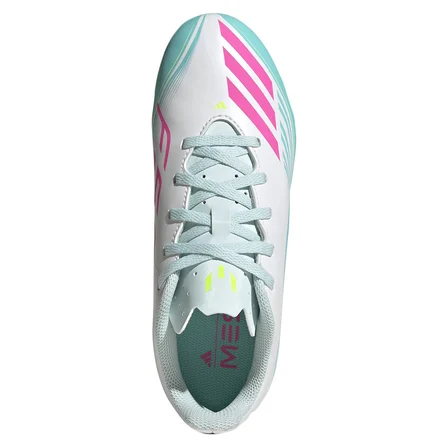 F50 Messi Club Fg/Mg J Çocuk Beyaz Futbol Krampon JQ0950