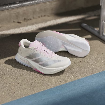 Adizero Boston 13 Kadın Beyaz Koşu Ayakkabısı JQ9667