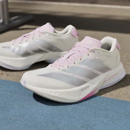 Adizero Boston 13 Kadın Beyaz Koşu Ayakkabısı JQ9667
