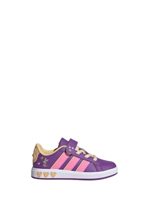 adidas Çocuk  Mor  Yürüyüş Ayakkabısı GRAND COURT MINNIE EL K JS2347