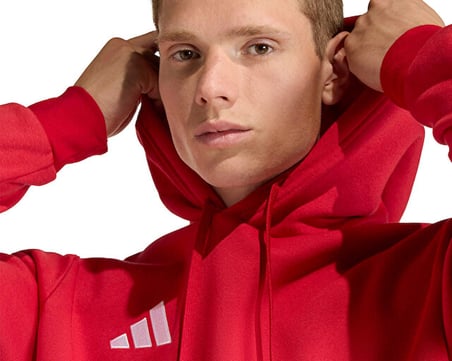 Adidas Ent26 Hoody Erkek Futbol Sweatshirts JZ6576 Kırmızı