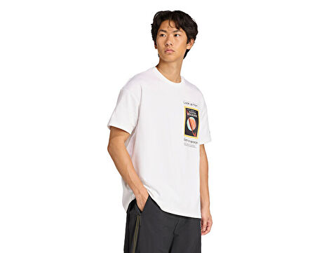 adidas Terrex National Geographic  U Ar F Gfx T Unisex Outdoor Tişörtü KC2349 Beyaz