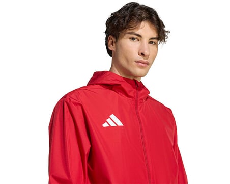 Adidas Ent26 Aw Jkt Erkek Futbol Antrenman Yağmurluk JZ9100 Kırmızı