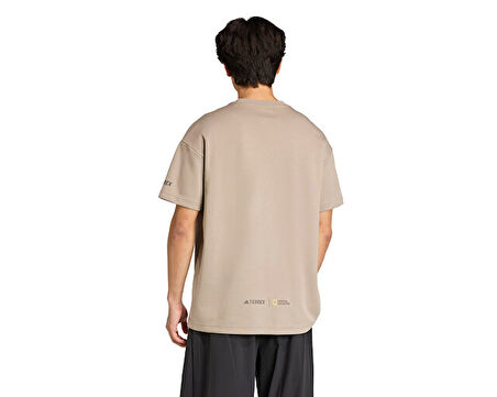 adidas Terrex National Geographic  U Ar F Gfx T Unisex Outdoor Tişörtü KC2350 Bej