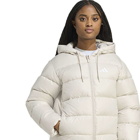 Adidas Kadın Mont Essentials Synthetic Down Puffer Hoodie