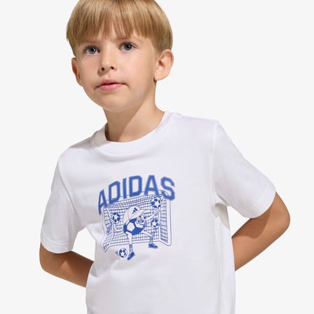 adidas Lk Football Çocuk Beyaz T-Shirt