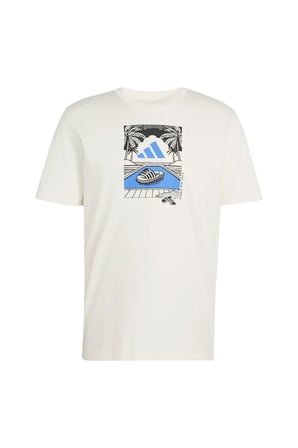 adidas Erkek Beyaz  T-shirt M S SLIDE RX T JZ5001