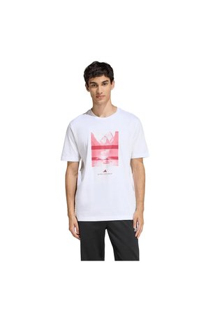 adidas  Erkek Beyaz  T-shirt M OUT KAYAK T KB2539