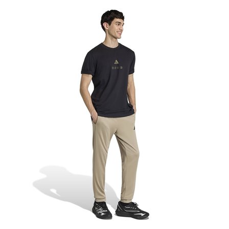 Climacool City Tech Illustration Graphic Erkek Siyah Günlük Stil T-Shirt JZ7516