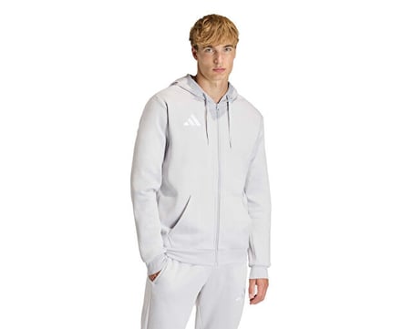 Adidas Ent26 Fz Hood Erkek Futbol Kamp Ceketi KF5947 Gri
