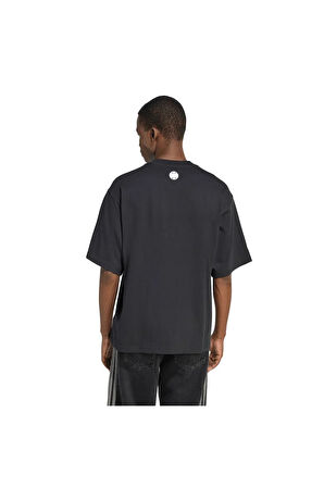 adidas  Erkek Siyah  T-shirt ILLUSTRATED TEE KG2672