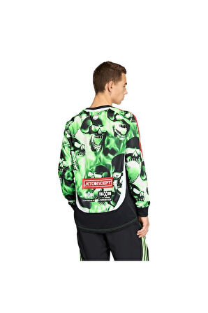 adidas Erkek  Yeşil  T-shirt AOP LS JERSEY KG2681