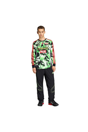 adidas Erkek  Yeşil  T-shirt AOP LS JERSEY KG2681