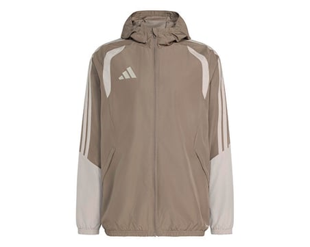 Adidas Tiro26C Aw Jkt Erkek Futbol Antrenman Yağmurluk KE9319 Kahverengi